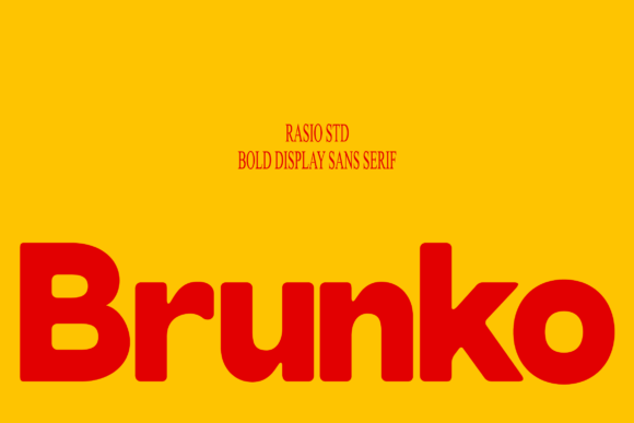 Brunko: A Bold and Versatile Display Typeface