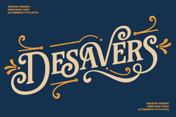 Desavers: A Versatile Serif Typeface for Modern Elegance