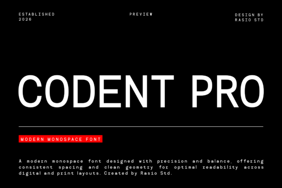 Discover Codent Pro: The Ultimate Tech Font