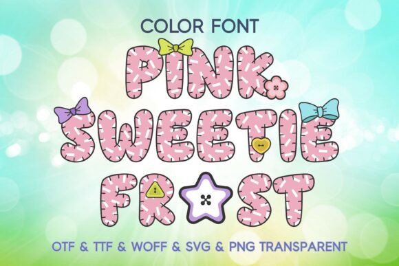 Discover the Charm of Pink Sweetie Frost Font