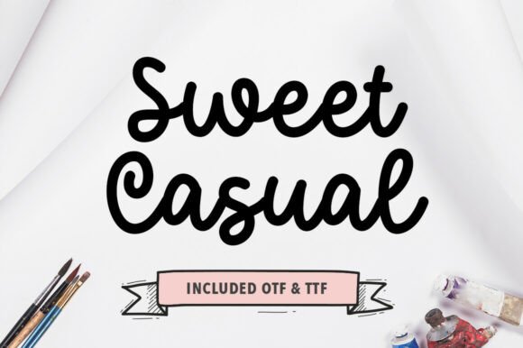 Discover the Charm of Sweet Casual: A Font for Every Occasion