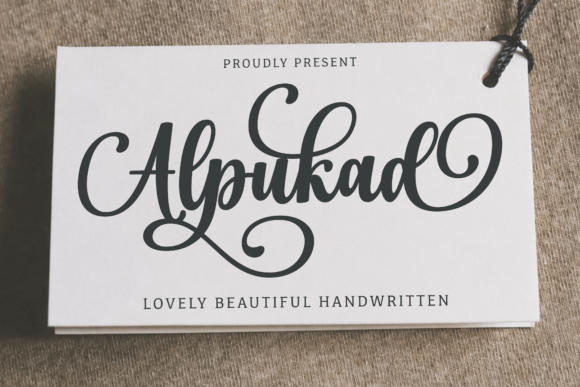 Discover the Elegance and Charm of Alpukad: A Handwritten Script Font
