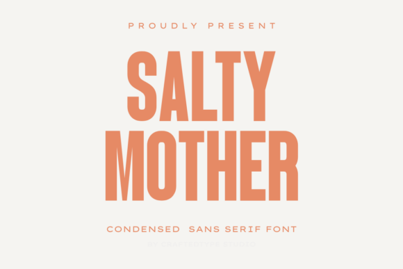 Discover the Versatile Elegance of Salty Mother Font