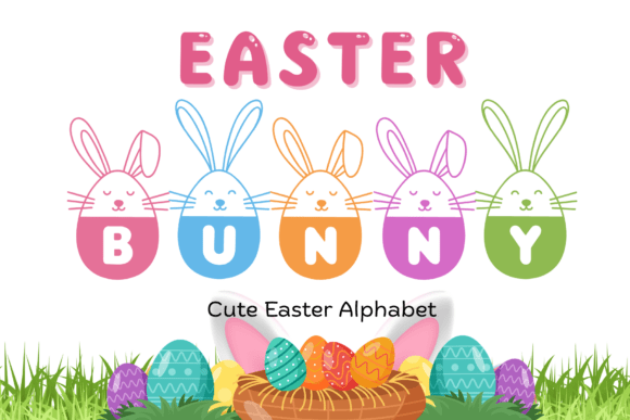 Easter Bunny Monogram: A Charming Addition to Your Creative Projects