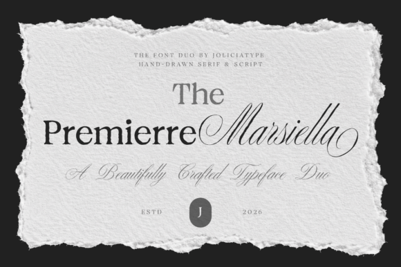 Embrace Elegance with Premierre Marsiella: A Luxurious Font Duo for Distinctive Design