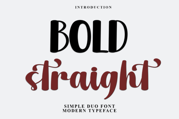 Embrace the Holiday Spirit with Bold Straight: A Festive and Whimsical Typeface