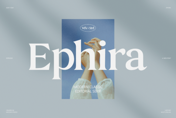 Ephira: A Refined Serif Typeface for Modern Elegance