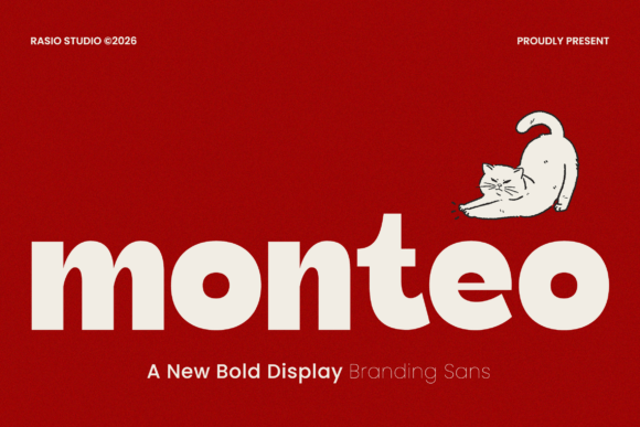 Exploring Monteo: A Bold and Playful Sans Serif Font for Modern Branding