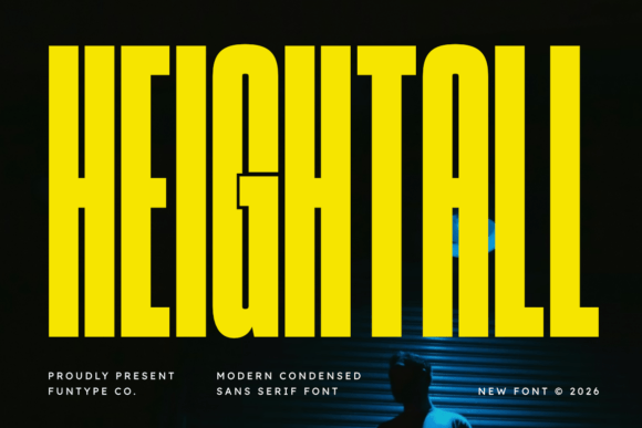 Heightall: The Bold and Ultra-Condensed Sans Serif for Impactful Typography