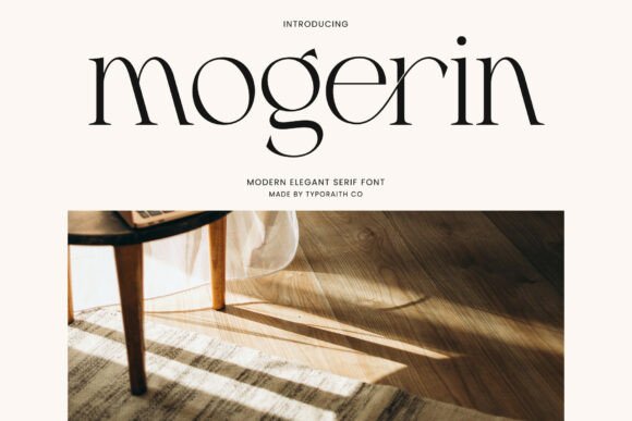 Mastering Luxury with Mogerin Font