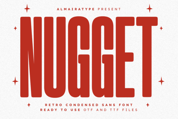 Nugget: A Bold and Versatile Retro Font