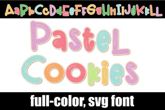 Pastel Cookies: A Sweet and Playful Display Typeface