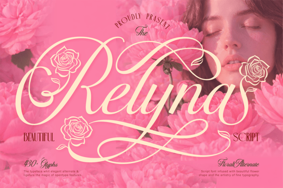Relyna: A Font That Embodies Elegance and Romance
