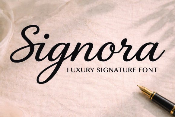 Signora: The Font That Embodies Elegance and Sophistication