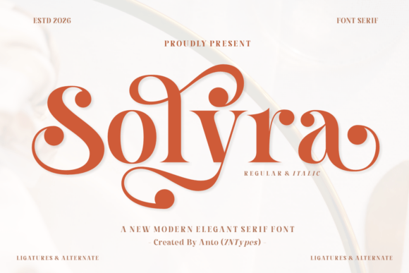 Solyra: A Versatile Font for Strategic Branding and Creative Expression