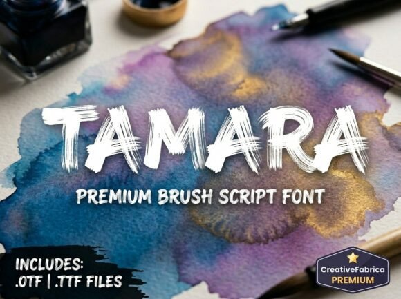 Tamara: The Bold and Artistic Font for High-Impact Design