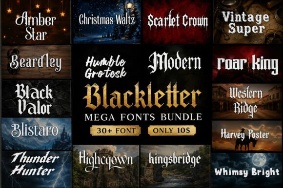 Unlock Endless Creativity with the Modern Blackletter Mega Bundle