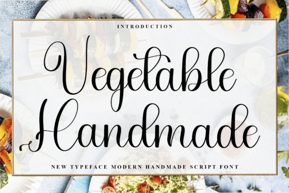 Vegetable Handmade: A Festive and Merry Typeface for Your Holiday Designs
