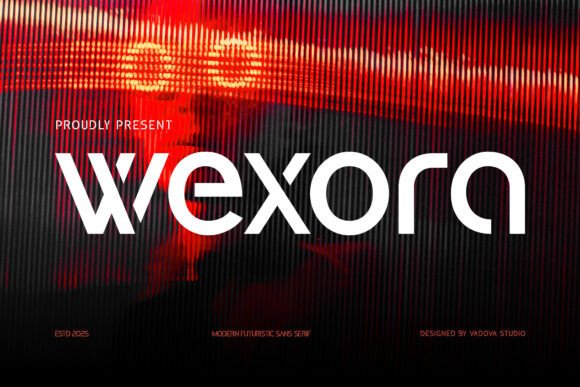 Wexora: A Bold and Futuristic Sans Serif Font for Modern Projects